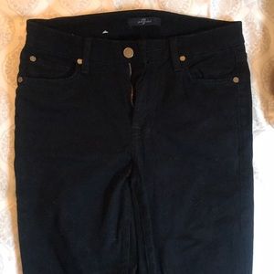 Seven for all mankind dark blue skinny jeans